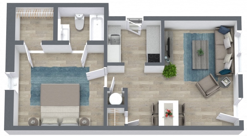 Floor plan layout diagram for The Idlewild